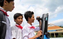 Học sinh lớp 9 chế tạo kính thiên văn