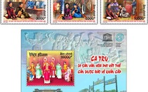 Phát hành bộ tem bưu chính về nghệ thuật hát ca trù