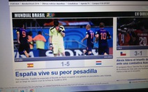 Báo chí Tây Ban Nha "sốc nặng"