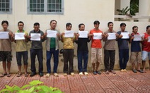 Bắt 11 người trộm cắp tài sản trên sà lan Malaysia