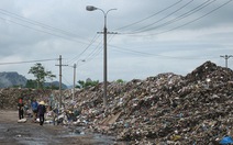 Bãi rác bên khu dân cư Cồn Quán chậm đóng cửa