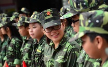 100 chiến sĩ nhí tham gia "Học kỳ trong quân đội"