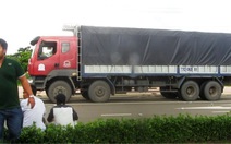 Xe tải trốn trạm cân đã quay lại Bình Thuận chịu phạt