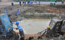 Vụ vỡ đường ống nước sông Đà: Chất lượng vật liệu, thi công có vấn đề