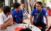 Thăm hỏi chiến sĩ tình nguyện hè tại Tây Ninh