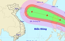 Bão Kalmaegi giật cấp 15-16 khi vào biển Đông