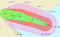 Bão số 3 tiếp tục tiến vào vùng Bắc bộ