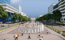 ​Động thổ xây dựng quảng trường đường Nguyễn Huệ