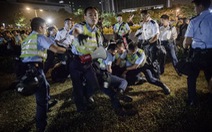 Đụng độ sáng nay giữa người biểu tình và cảnh sát Hong Kong