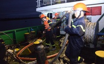 Cháy tàu quốc tịch Indonesia ở Hải Phòng, 16 thuyền viên thoát nạn