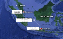 Máy bay AirAsia của Malaysia chở 162 người mất tích