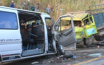 Vụ đụng xe 9 người chết: do xe khách mất lái