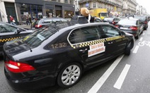 ​Cả ngàn tài xế taxi Bỉ, Pháp biểu tình chống Uber