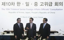 ​Trung Quốc, Nhật Bản và Hàn Quốc lần đầu đối thoại ngoại trưởng 3 bên