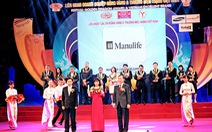 Manulife được trao tặng danh hiệu  “Dịch vụ Bảo hiểm Nhân thọ tốt nhất”