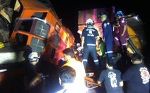 Tàu hỏa Thái Lan đụng nhau, 40 người bị thương