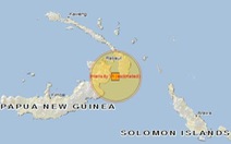 Papua New Guinea động đất, cảnh báo sóng thần