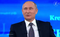 Tổng thống Putin đang trả lời phỏng vấn