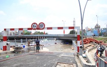 Thông xe hầm chui cầu Điện Biên Phủ phía ​đường Trường Sa
