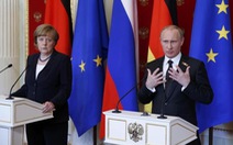 ​Putin gặp Merkel: “Hòa bình ở đông Ukraine có tiến triển”