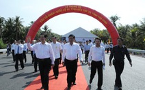 Thủ tướng phát lệnh thông xe cầu Cổ Chiên nối Bến Tre, Trà Vinh