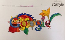 Tranh Doodle của trẻ em VN lên trang chủ Google