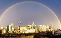 Cầu vồng đôi tuyệt đẹp ở Sydney gây "bão" mạng