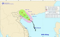 ​Bão số 1 đổi hướng đổ bộ vào Quảng Ninh