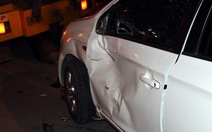 ​Tai nạn liên hoàn giữa ô tô và xe máy, 3 người bị thương