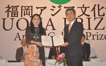 ​Nhà thiết kế Minh Hạnh được trao giải thưởng Fukuoka 2015