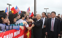 Tổng bí thư Nguyễn Phú Trọng bắt đầu thăm Hoa Kỳ