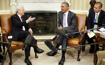 Tổng bí thư hội đàm Tổng thống Mỹ: Nâng tầm quan hệ Việt - Mỹ