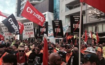 2.000 người biểu tình phản đối hiệp định FTA Úc-Trung Quốc
