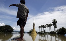 Mưa lũ nhấn chìm Myanmar