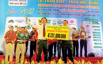 6,731 tỉ đồng từ giải golf gây quỹ “Tiếp sức đến trường”