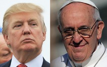 Donald Trump tố bà Hillary phạm tội, chế nhạo Đức Giáo hoàng