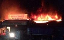 Chợ Bộng tại Hà Tĩnh cháy tan tành trong đêm