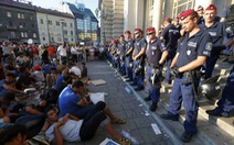 ​Người di cư biểu tình căng thẳng ở thủ đô Hungary