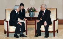 Tổng bí thư Nguyễn Phú Trọng hội kiến Nhật hoàng Akihito