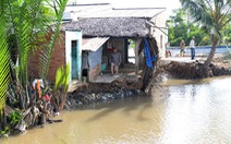 Dự án chống sạt lở thi công ì ạch