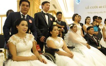 40 cặp đôi khuyết tật tham gia đám cưới tập thể