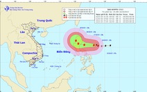 Bão Koppu gây gió giật cấp 16-17 tiến về biển Đông