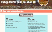 Kỳ họp thứ 10, Quốc hội khóa XIII quyết những gì?