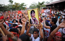 ​Dân chúng Myanmar tập trung ủng hộ bà Aung San Suu Kyi