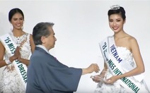 Xem clip giây phút đoạt giải Á hậu 3 của Thúy Vân