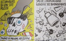 Nga nổi giận với biếm họa máy bay rơi của Charlie Hebdo