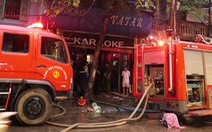 ​Cháy quán karaoke trên phố Đoàn Thị Điểm