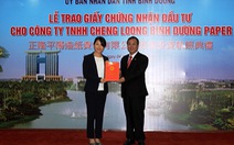 Đài Loan đầu tư nhà máy giấy 1 tỷ USD tại Bình Dương