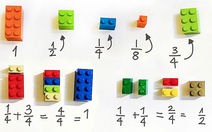 Cô giáo dạy toán bằng...Lego