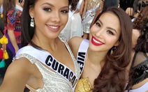 Phạm Hương dạy thí sinh Miss Universe nói tiếng Việt